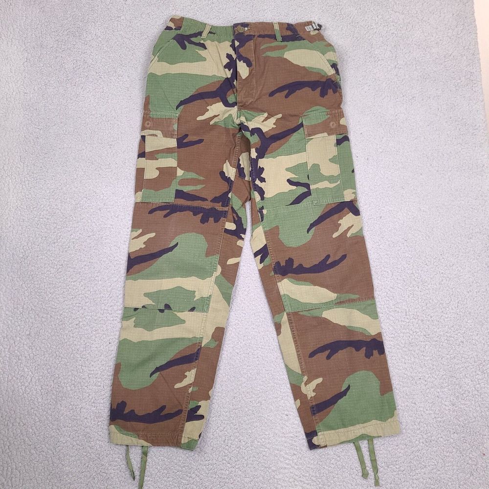 US Military Woodland Camo Combat Trousers Small 29 Waist BDU Hot Weather Propper